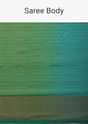 Poison Green Woven Ombre Saree In Organza