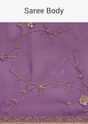 Purple Organza Tissue Saree With Sequins And Cutdana Jaal
