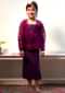 Kalki Girls Purple Slip Dress With Adjustable Tie Up And Angrakha Jacket Love The World Today
