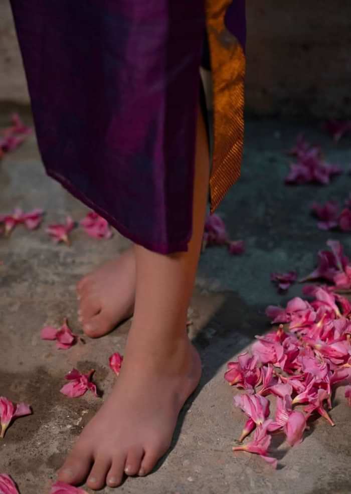 Kalki Girls Purple Slip Dress With Adjustable Tie Up And Angrakha Jacket Love The World Today