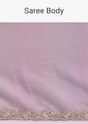 Purple Embroidered Chiffon Saree With Unstitched Blouse