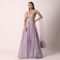 Purple Lehenga Set With Net Dupatta with Purple Lehenga Set With Net Dupatta