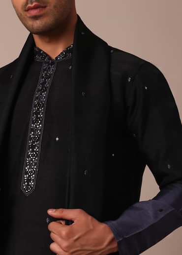 Purple Ombr?? Kurta Set With Dupatta