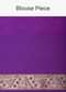 Purple Saree In Banarasi Tanchui Patola Weave With Unstitched Blouse Piece