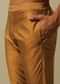 Radiant Orange Silk Indowestern For Men