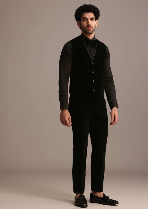 Rama Blue Velvet Tuxedo Suit