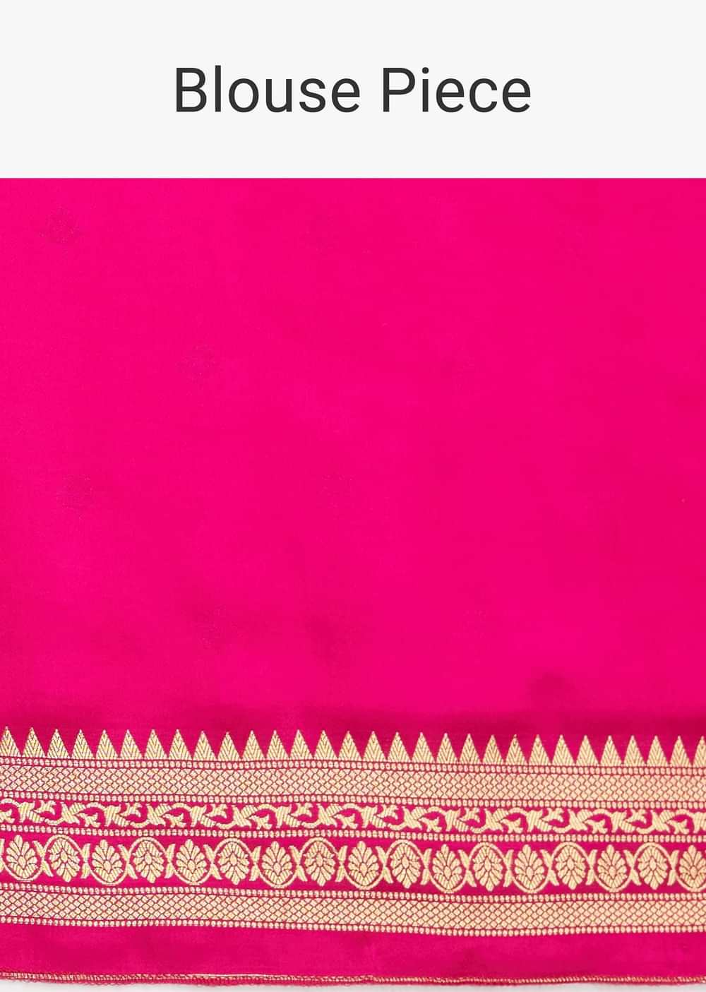 Rani Pink Tissue Silk Saree With Butti Work