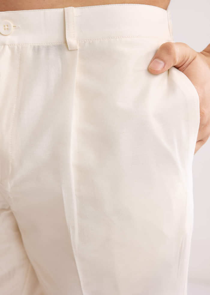 Red Maroon Silk Kurta Set With Floral Print