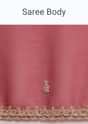 Red Organza Saree With Cutdana And Sequins Border