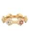 Red And Gold Rajwadi Style Kada Bangle With Kundan Stones