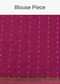 Red Banarasi Pashmina Saree And Unstitched Blouse Piece