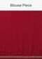Red Satin Saree With Mirror Embroidery And Unstitched Blouse
