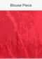 Red Satin Saree With Stone Embellishments And Unstitched Blouse Piece