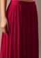 Red Sequin Embellished Kurta Palazzo Set