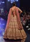 Rose Pink Junoesque Bridal Lehenga In Raw Silk With Heavy Embroidery - NOOR 2022