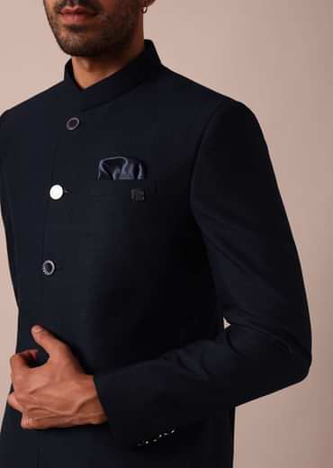 Royal Blue Bandhgala Jodhpuri Suit