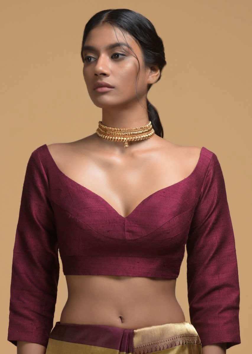 Sage Green Pure Handloom Saree In Silk With Woven Floral Buttis And Purple Border Online - Kalki Fashion