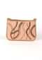 Sand Beige Clutch With Cut Dana And Beads In Abstract Motif Online - Kalki Fashion
