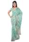 Sea Foam Green Banarasi Saree With Matching Blouse Piece Online - Kalki Fashion
