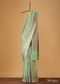 Sea Green Handloom Banarasi Saree In Uppada Silk With Unstitched Blouse