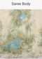 Sea Green Saree In Satin With Shibori Print And Unstitched Blouse Piece