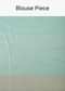Sea Green South Silk Saree With Geometric Zari Weave And Unstitched Blouse Fabric
