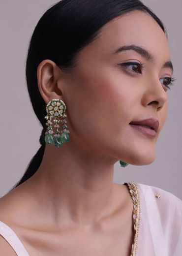 Voilet Toned Gold-Finish Kundan Choker Necklace Set With Colourful Meenakari Work In Mix Metal Voilet Toned Gold-Finish Kundan Choker Necklace Set With Colourful Meenakari Work In Mix Metal