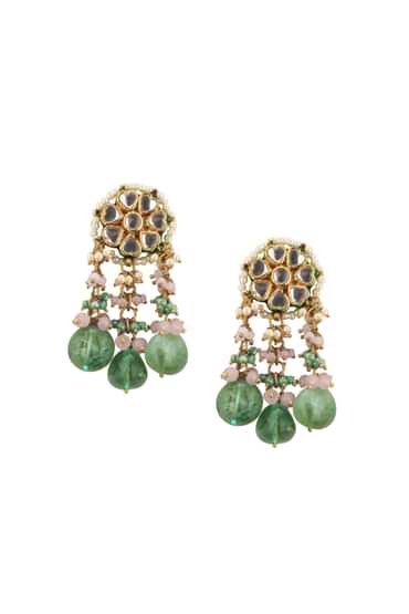 Voilet Toned Gold-Finish Kundan Choker Necklace Set With Colourful Meenakari Work In Mix Metal Voilet Toned Gold-Finish Kundan Choker Necklace Set With Colourful Meenakari Work In Mix Metal