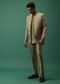 Green Foil Embroidered Jodhpuri Jacket Set With Detailed Organza Kurta