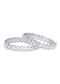 Silver Finish Zirconia Stone Studded Bangles Set of 2