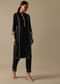 Black Kurta Set With Gota Patti Trims