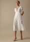 White Embroidered Cotton Kurti