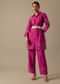Pink Silk co ord set