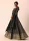 Black Anarkali And Dupatta Set With Sequin Work
