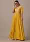 Yellow Embellished Anarkali Set
