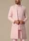 Pink Sequin Embellished Sherwani Set