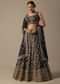 Blue Lehenga Set With Cutdana Work