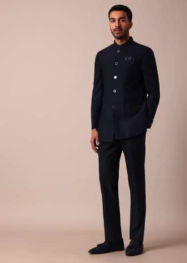 Royal Blue Bandhgala Jodhpuri Suit