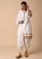 White Cotton Kurta Dhoti Set