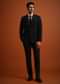 Black Tuxedo Set With Pocket Square