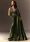 Mehendi Green Embroidered Jumpsuit