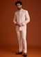 Soft Pink Embroidered Bandhgala Suit