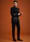 Black Jodhpuri Set With Zardozi Work