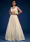 Ivory Embroidered Lehenga Set With Jacket
