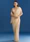 Off White Organza Tissue Saree With Beaded Scallop Border
