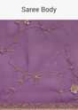 Purple Organza Tissue Saree With Sequins And Cutdana Jaal