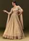 Light Peach Banarasi Silk Lehenga Dupatta With Embroidered Blouse