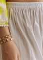 Lime Green Silk Kurta Dupatta Set With Moti Work