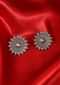Shield Shaped Oxidized Metal Coated Ring Online - Kalki Fashion
