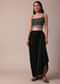Silk Printed Jacket And Dhoti Set